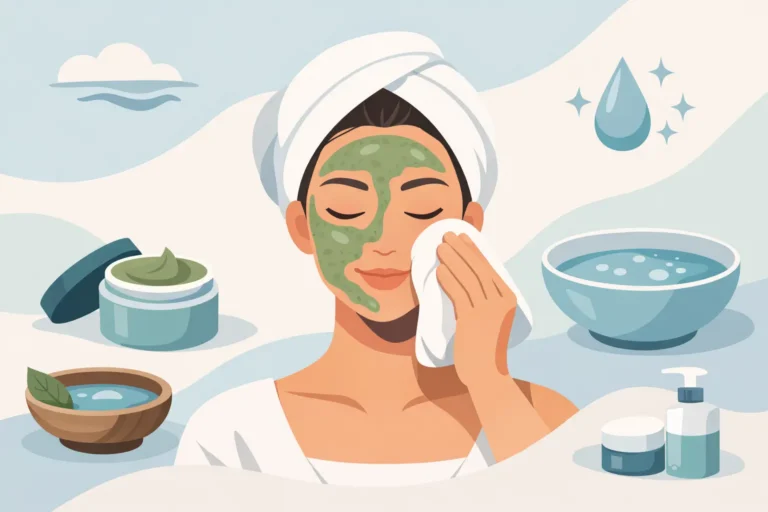 how to remove clay mask gently featured